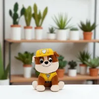 Jucărie moale ChiToys Paw Patrol Rubble 6058440 3+ / Brown photo 4