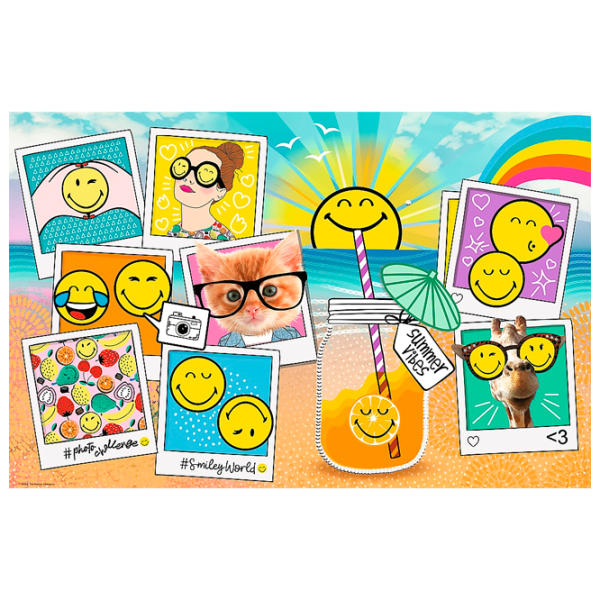Puzzle Trefl Smiley on vacation 5+/ Numărul de piese: 300 photo 1
