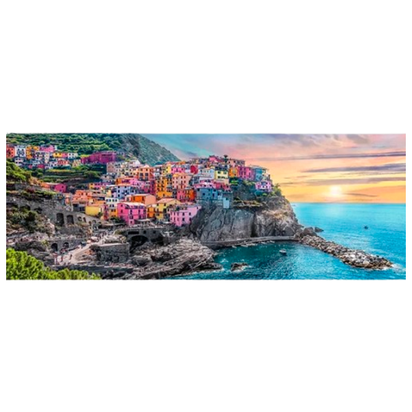 Puzzle Trefl Panoramic view of Manarola, Italy 5+/ Numărul de piese: 500 photo 2