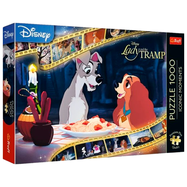 Puzzle Trefl Lady and the Tramp 10+/ Numărul de piese: 1000 photo 1