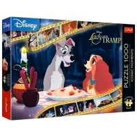 Puzzle Trefl Lady and the Tramp 10+/ Numărul de piese: 1000