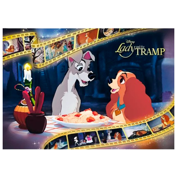Puzzle Trefl Lady and the Tramp 10+/ Numărul de piese: 1000 photo 3