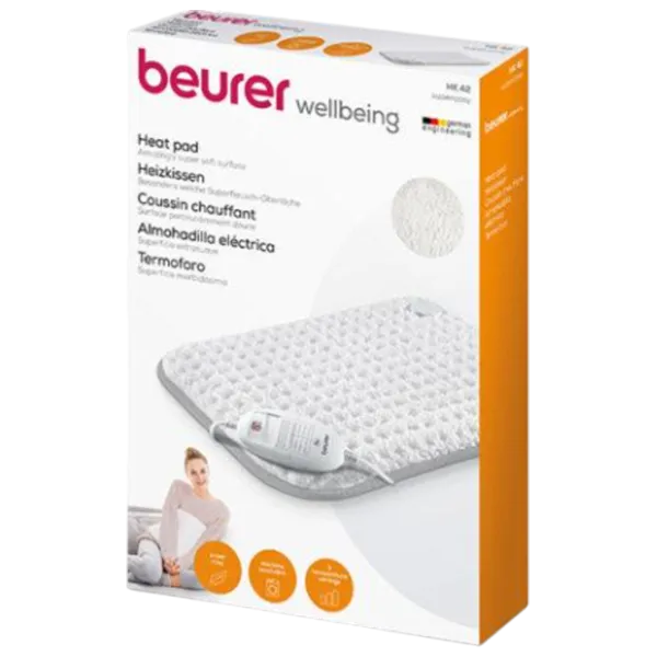 Pernă electrică Beurer HK42 Supercosy 100 W / Flis / White photo 3