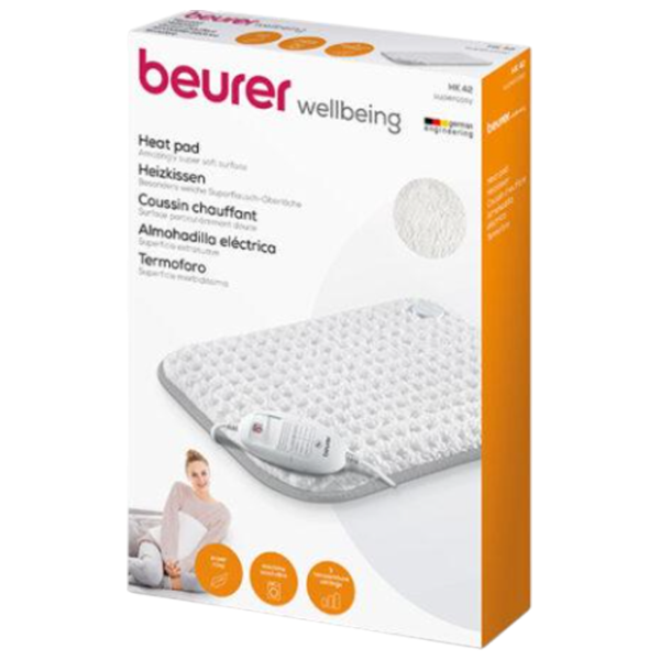 Pernă electrică Beurer HK42 Supercosy 100 W / Flis / White photo 3