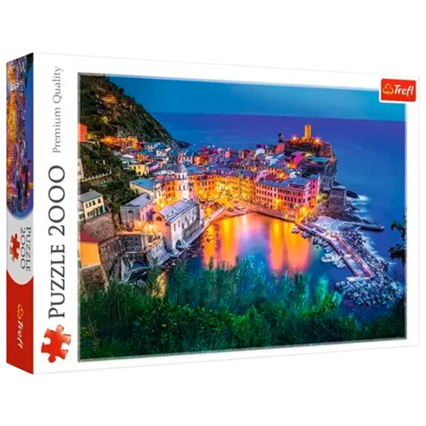 Puzzle Trefl Vernazza at Dusk 15+/ Numărul de piese: 2000 photo 1