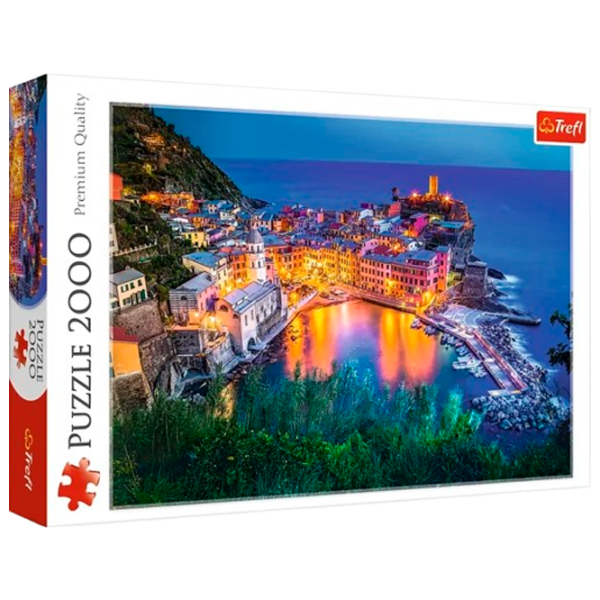Puzzle Trefl Vernazza at Dusk 15+/ Numărul de piese: 2000 photo 1