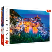 Puzzle Trefl Vernazza at Dusk 15+/ Numărul de piese: 2000