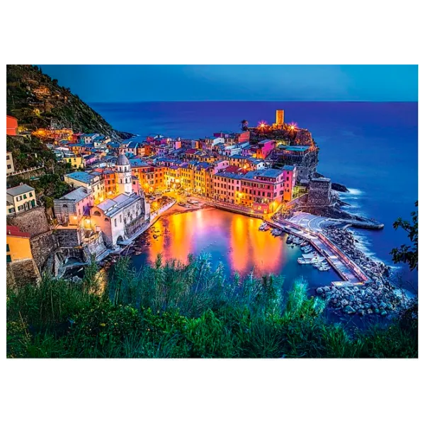 Puzzle Trefl Vernazza at Dusk 15+/ Numărul de piese: 2000 photo 2