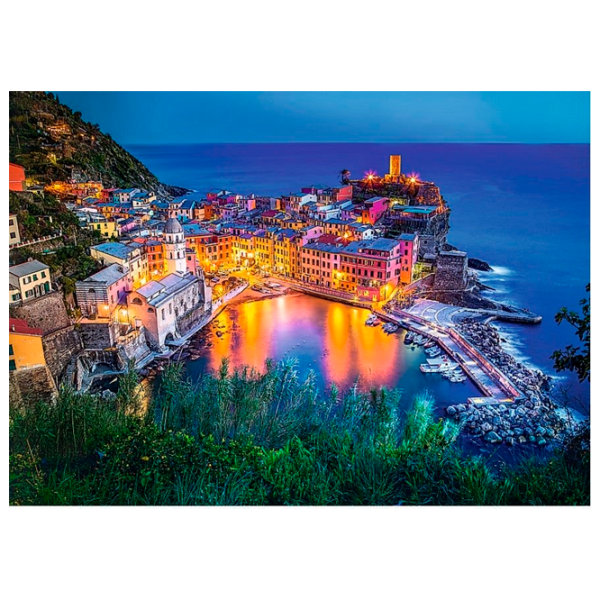 Puzzle Trefl Vernazza at Dusk 15+/ Numărul de piese: 2000 photo 2