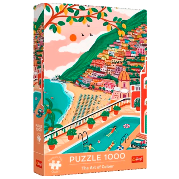 Puzzle Trefl Positano, Italy 12+/ Numărul de piese: 1000 photo 1