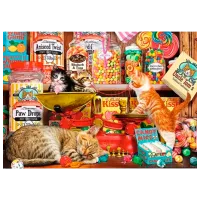 Puzzle Trefl Cat treats 10+/ Numărul de piese: 1000 photo 2