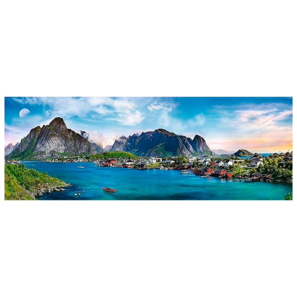 Puzzle Trefl Lofoten Archipelago Norway 9+/ Numărul de piese: 500 photo 2