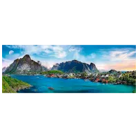 Puzzle Trefl Lofoten Archipelago Norway 9+/ Numărul de piese: 500 photo 2