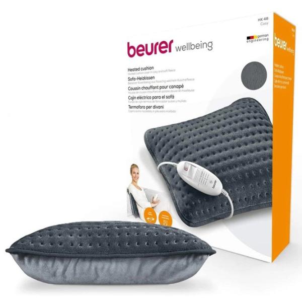 Pernă electrică Beurer HK48 Cosy 100 W / Bumbac / Gray photo 2