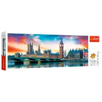 Puzzle Trefl Big Ben and Palace of Westminster, London 9+/ Количество деталей: 500