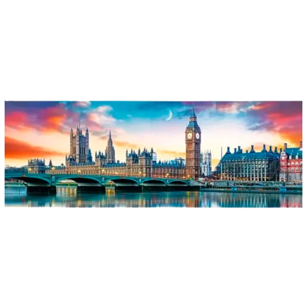 Puzzle Trefl Big Ben and Palace of Westminster, London 9+/ Количество деталей: 500 photo 2