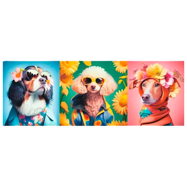 Puzzle Trefl Dog Fashion Week 9+/ Numărul de piese: 500 photo 2