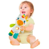 Jucărie moale Clementoni Animals My Little Unicorn 17846 3+ / White photo 3