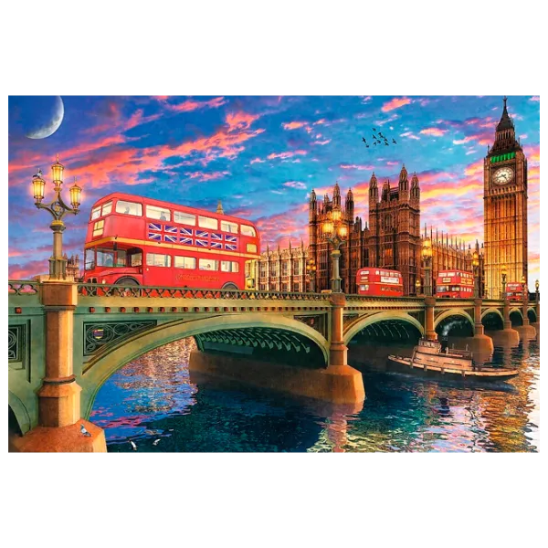 Puzzle Trefl Big Ben,Londra 9+/ Numărul de piese: 501 photo 1