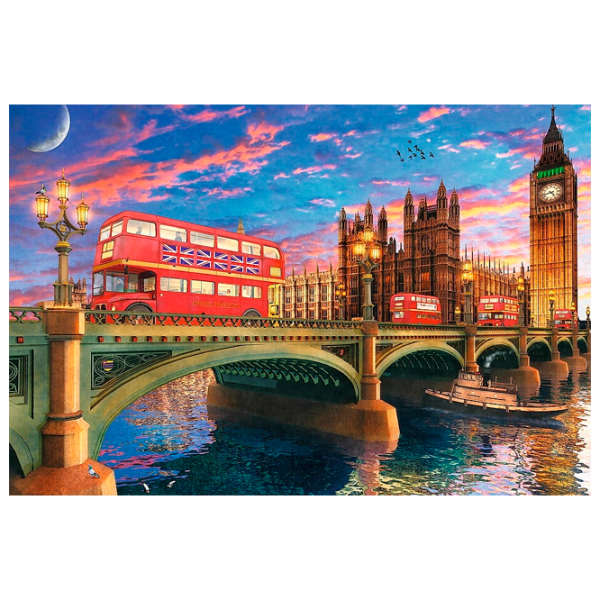 Puzzle Trefl Big Ben,Londra 9+/ Numărul de piese: 501 photo 1