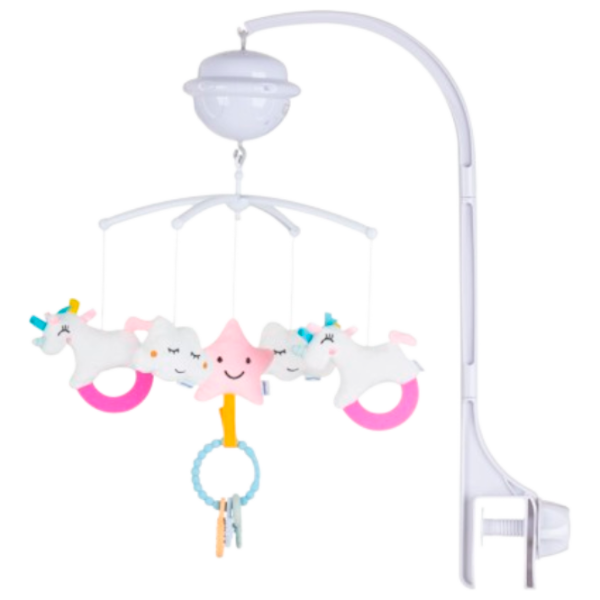 Карусель для кроватки Chipolino Unicorn MILD02305UNI 3+ / Белый photo 1