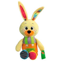 Мягкая игрушка Clementoni Animals My Little Bunny 17760 3+ / Желтый