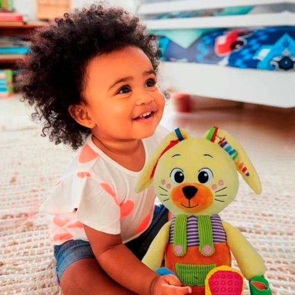 Мягкая игрушка Clementoni Animals My Little Bunny 17760 3+ / Желтый photo 2