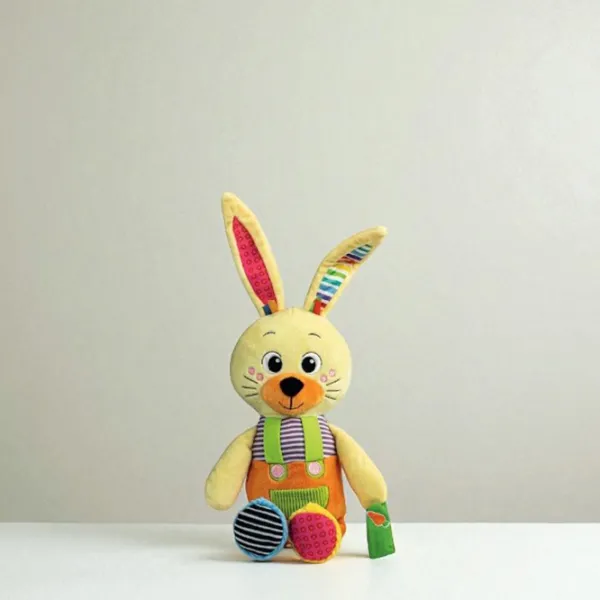 Мягкая игрушка Clementoni Animals My Little Bunny 17760 3+ / Желтый photo 4