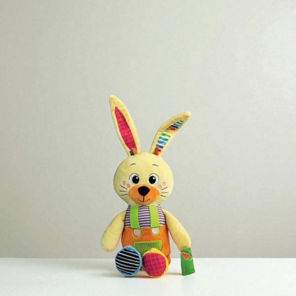 Мягкая игрушка Clementoni Animals My Little Bunny 17760 3+ / Желтый photo 4