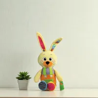 Мягкая игрушка Clementoni Animals My Little Bunny 17760 3+ / Желтый photo 5