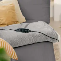Электрическое одеяло Beurer HD81 Cord 110 Вт / Бархат / Light Grey photo 2