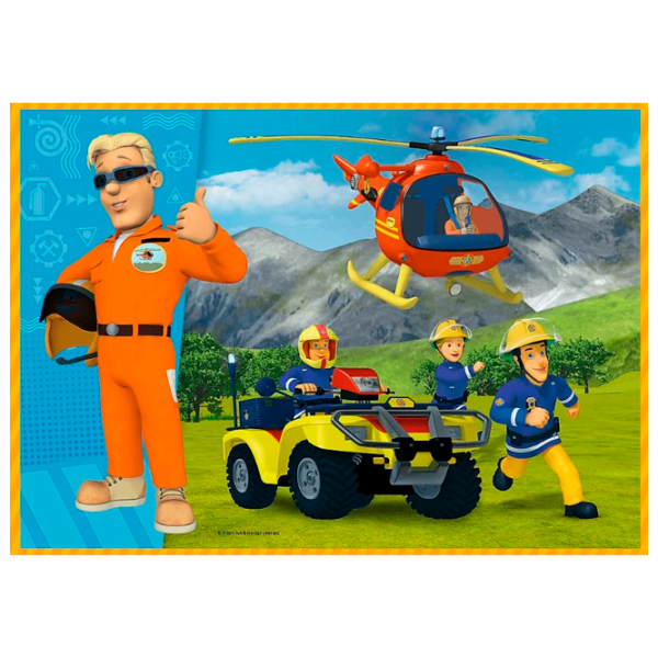 Puzzle Trefl Brave Fireman Sam 4+/ Numărul de piese: 207 photo 3