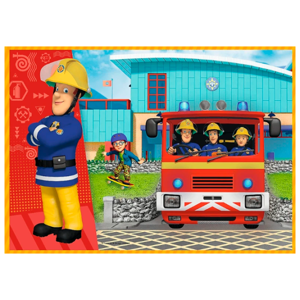 Puzzle Trefl Brave Fireman Sam 4+/ Numărul de piese: 207 photo 4