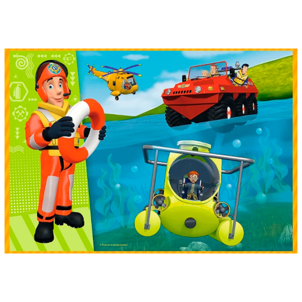 Puzzle Trefl Brave Fireman Sam 4+/ Numărul de piese: 207 photo 5