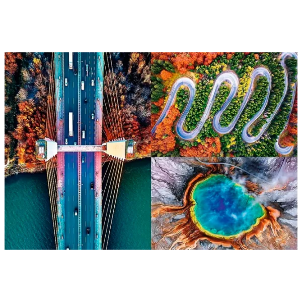 Puzzle Trefl At the End of the Road 10+/ Numărul de piese: 1500 photo 1