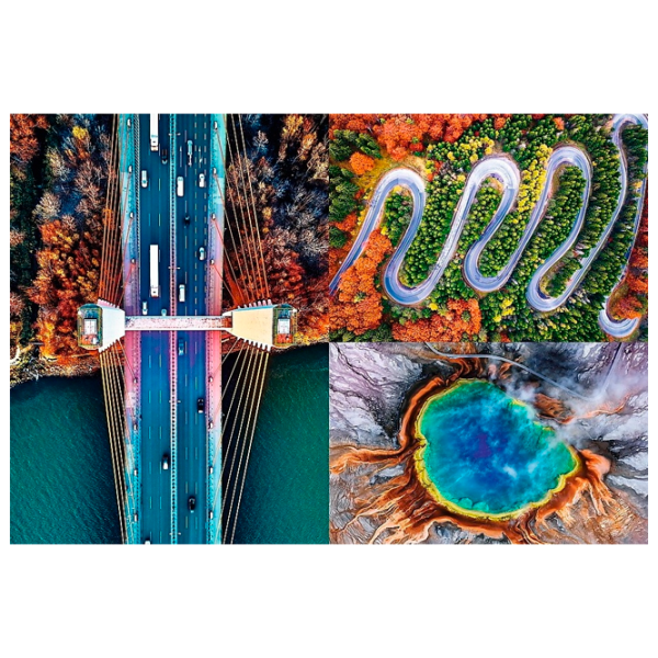 Puzzle Trefl At the End of the Road 10+/ Numărul de piese: 1500 photo 1