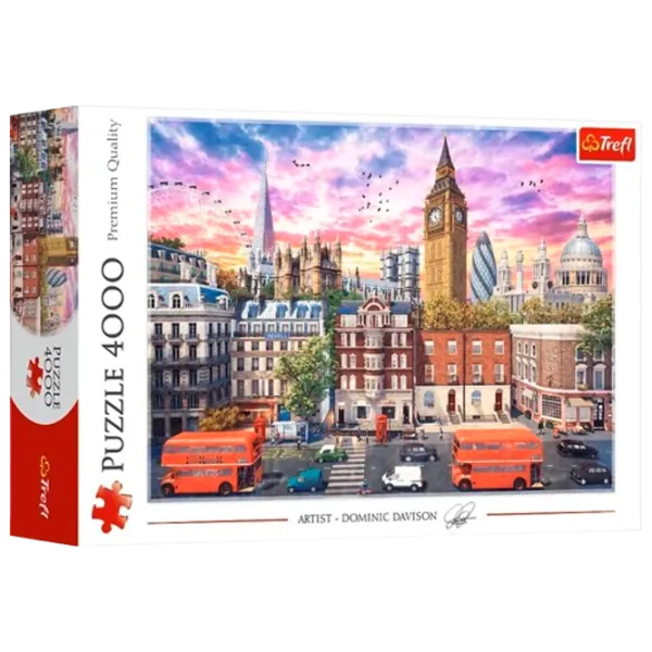Puzzle Trefl Around London 10+/ Numărul de piese: 4000 photo 1