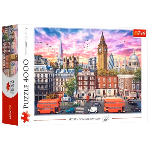 Puzzle Trefl Around London 10+/ Numărul de piese: 4000 photo 1