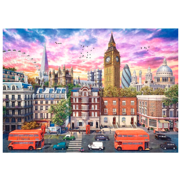 Puzzle Trefl Around London 10+/ Numărul de piese: 4000 photo 2