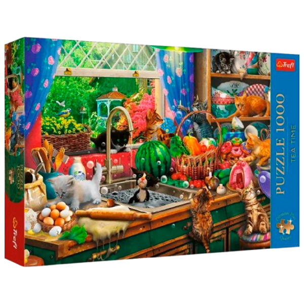 Puzzle Trefl Cats 10+/ Количество деталей: 1000 photo 1