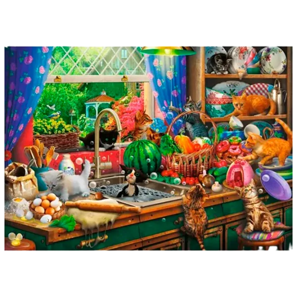 Puzzle Trefl Cats 10+/ Количество деталей: 1000 photo 2