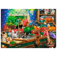 Puzzle Trefl Cats 10+/ Numărul de piese: 1000 photo 2