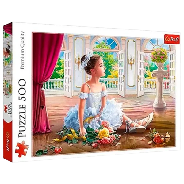 Puzzle Trefl Little ballerina 10+/ Количество деталей: 500 photo 1