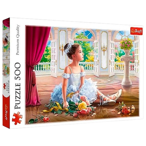 Puzzle Trefl Little ballerina 10+/ Количество деталей: 500 photo 1