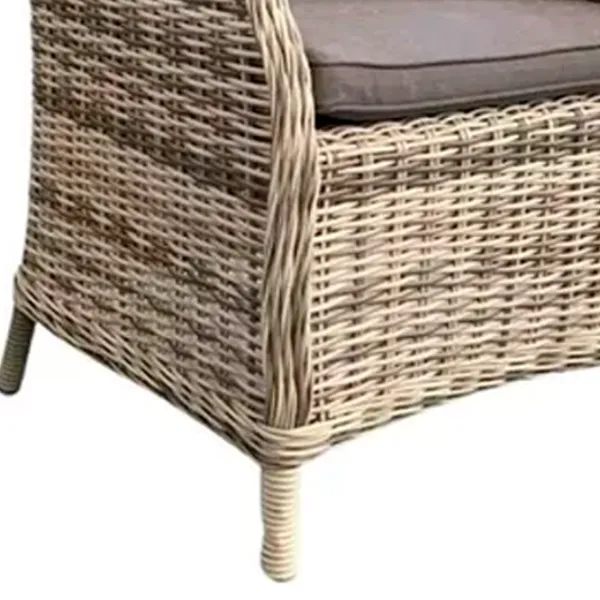 Scaun de grădină Hydro-S OSBORNE Aluminiu / Ratan artificial / Beige Gray photo 2