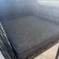 Scaun de grădină Hydro-S CREATIV Aluminiu / Plastic / Antracit Black photo 5