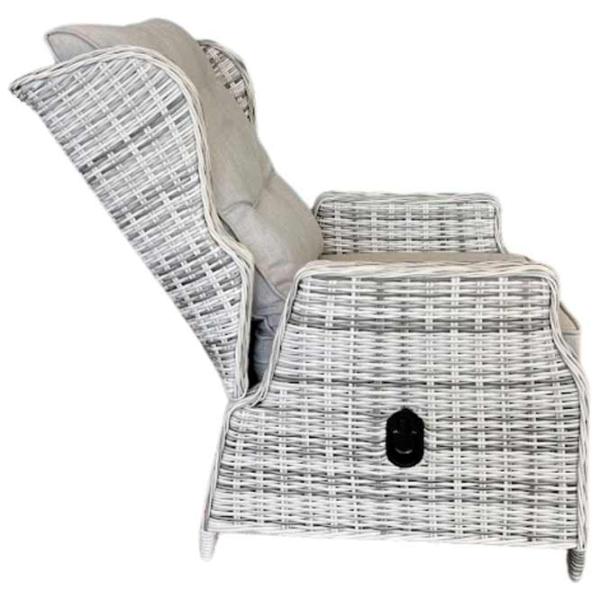 Садовое кресло Hydro-S HOLA LUX Алюминий / Искусственный ротанг / Бежевый Черный photo 4