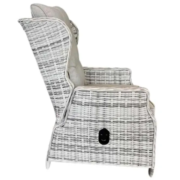 Садовое кресло Hydro-S HOLA LUX Алюминий / Искусственный ротанг / Бежевый Черный photo 5