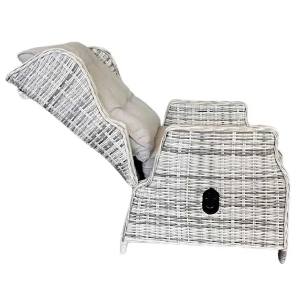 Садовое кресло Hydro-S HOLA LUX Алюминий / Искусственный ротанг / Бежевый Черный photo 6