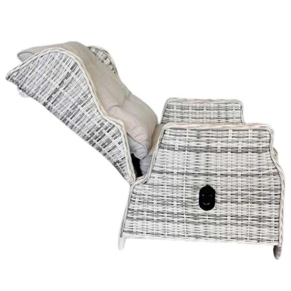 Садовое кресло Hydro-S HOLA LUX Алюминий / Искусственный ротанг / Бежевый Черный photo 6